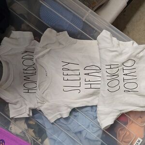 Rae Dunn Baby Onesies